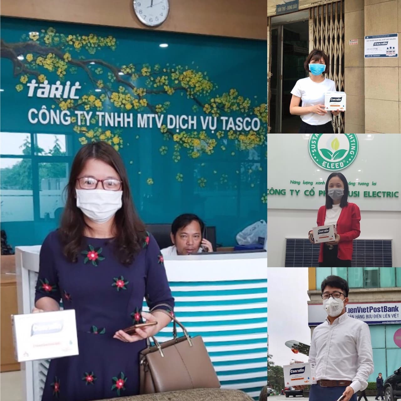 CHUNG TAY PHÒNG CHỐNG COVID-19: CHƯƠNG TRÌNH QUÀ TẶNG CONADIN - GEL KHÔ SÁT KHUẨN CHO CÁC DOANH NGHIỆP VỪA VÀ NHỎ