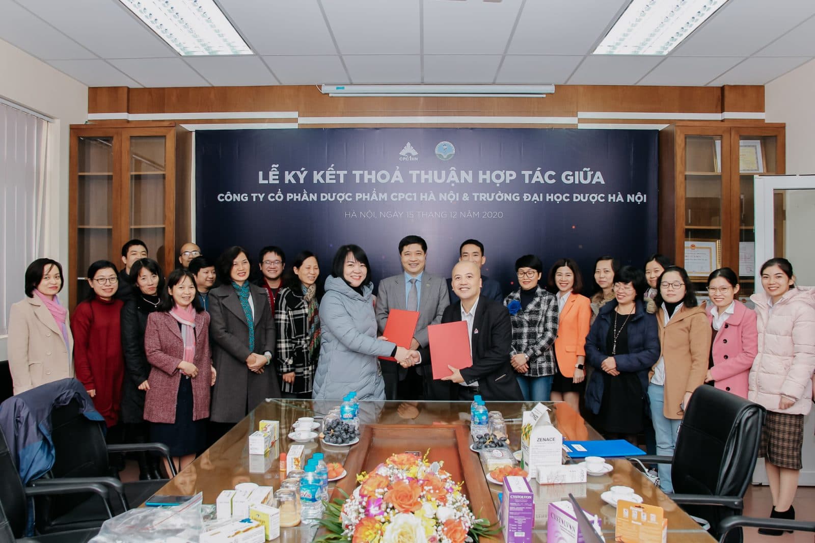Dược phẩm CPC1 Hà Nội ký kết thỏa thuận hợp tác cùng Trường Đại học Dược Hà Nội