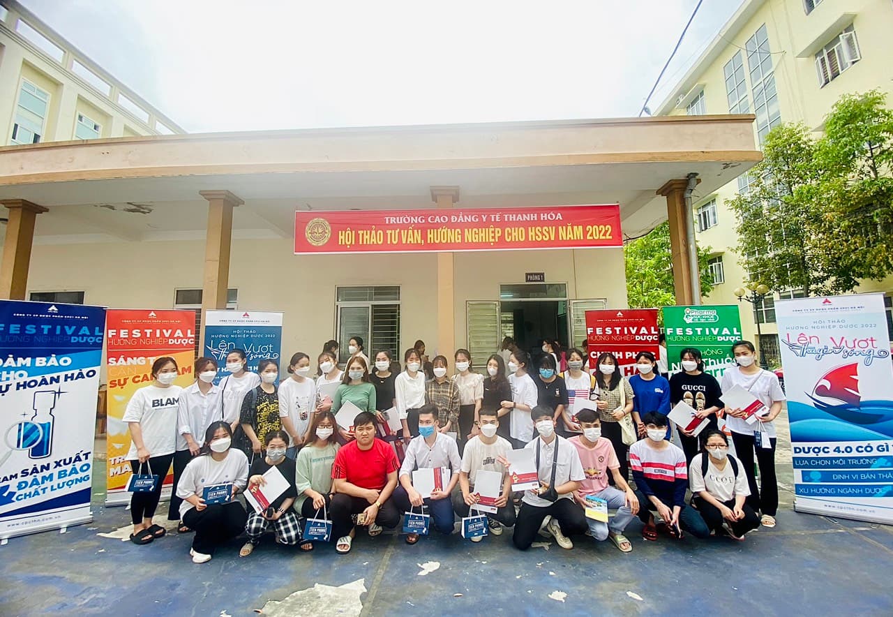 CPC1 HÀ NỘI ĐẾN VỚI TRƯỜNG CAO ĐẲNG Y TẾ THANH HOÁ TIẾP NỐI CHUỖI HÀNH TRÌNH "LÊN THUYỀN VƯỢT SÓNG 2022"