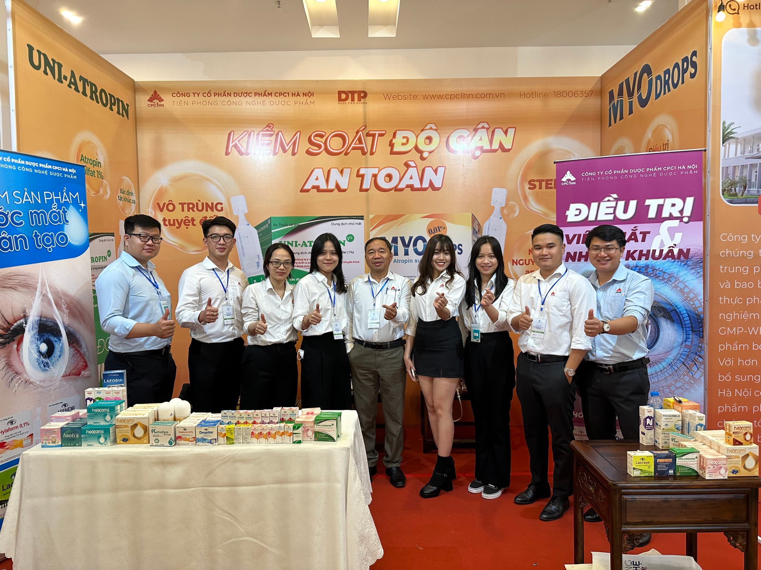 CPC1 HÀ NỘI TỰ HÀO GIỚI THIỆU NHỮNG SẢN PHẨM NHÃN KHOA TIÊU CHUẨN CAO MANG THƯƠNG HIỆU VIỆT ĐẾN HỘI NGHỊ GIÁC MẠC NĂM 2022