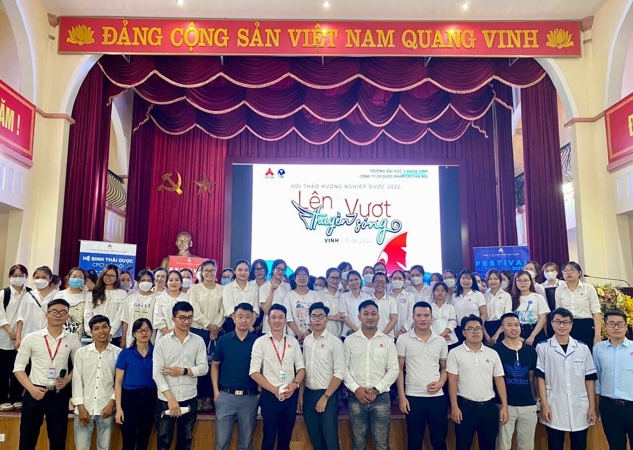CPC1 HÀ NỘI THAM DỰ SỰ KIỆN “HỘI THẢO VÀ GIAN HÀNG HƯỚNG NGHIỆP” TẠI ĐẠI HỌC Y KHOA VINH