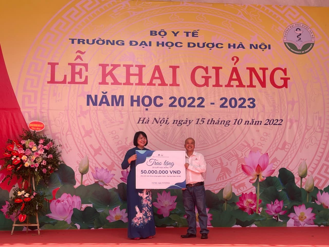 CPC1 HÀ NỘI THAM DỰ LỄ KHAI GIẢNG TẠI TRƯỜNG ĐẠI HỌC DƯỢC HÀ NỘI VÀ TRƯỜNG ĐẠI HỌC PHENIKAA