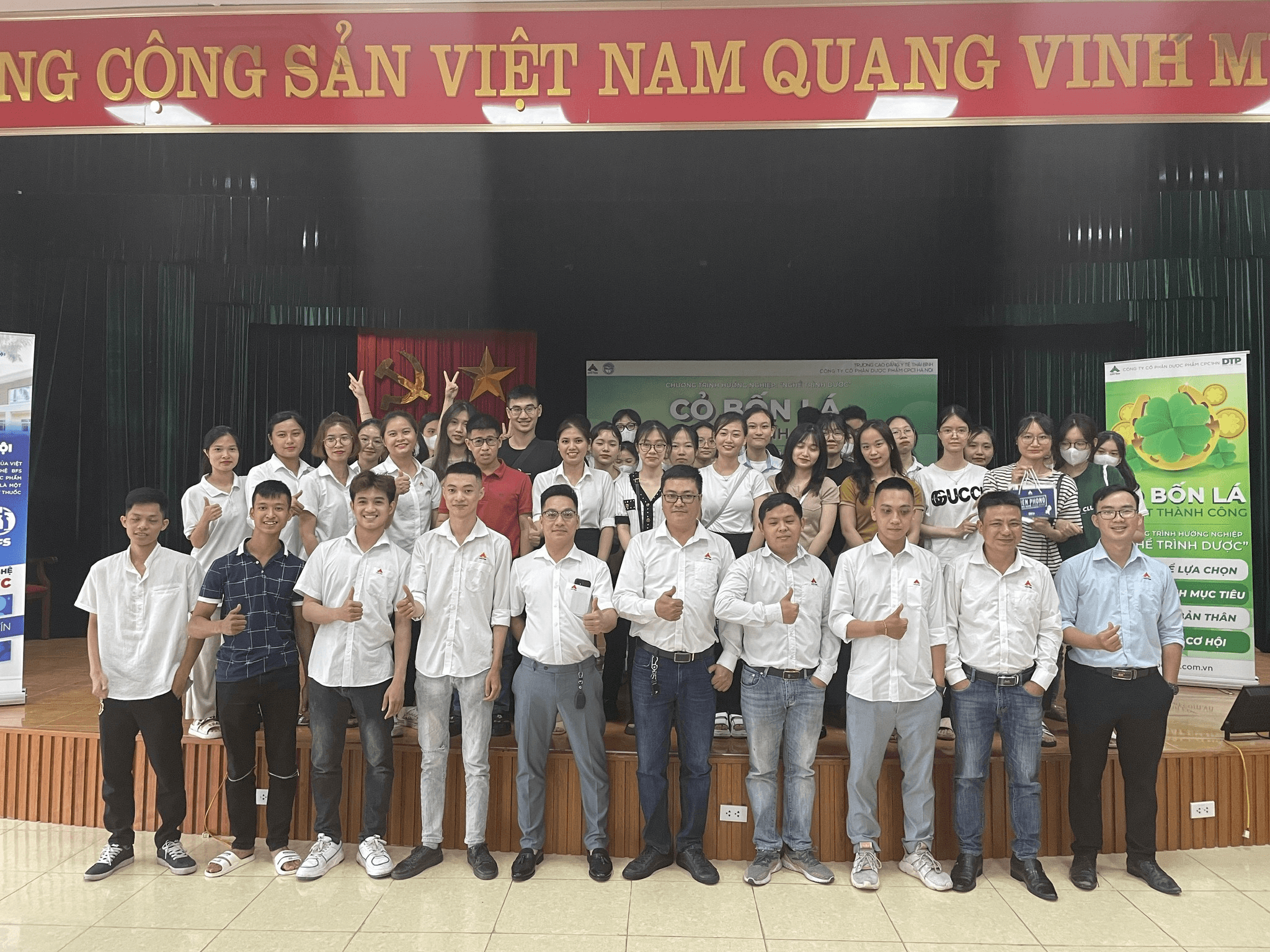 HÀNH TRÌNH HƯỚNG NGHIỆP DƯỢC 2023 CẬP BẾN TRƯỜNG CAO ĐẲNG Y TẾ THÁI BÌNH