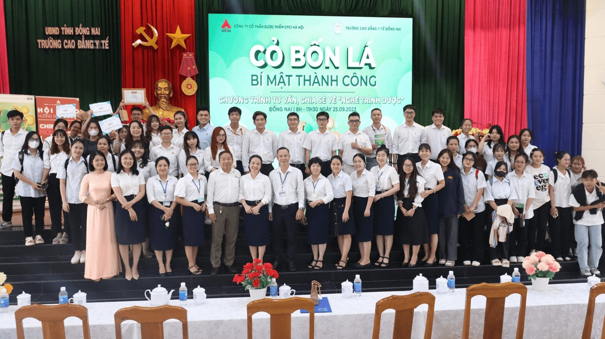 CPC1 HÀ NỘI TƯ VẤN, CHIA SẺ VỀ "NGHỀ TRÌNH DƯỢC" DÀNH CHO SINH VIÊN TRƯỜNG CAO ĐẲNG Y TẾ ĐỒNG NAI