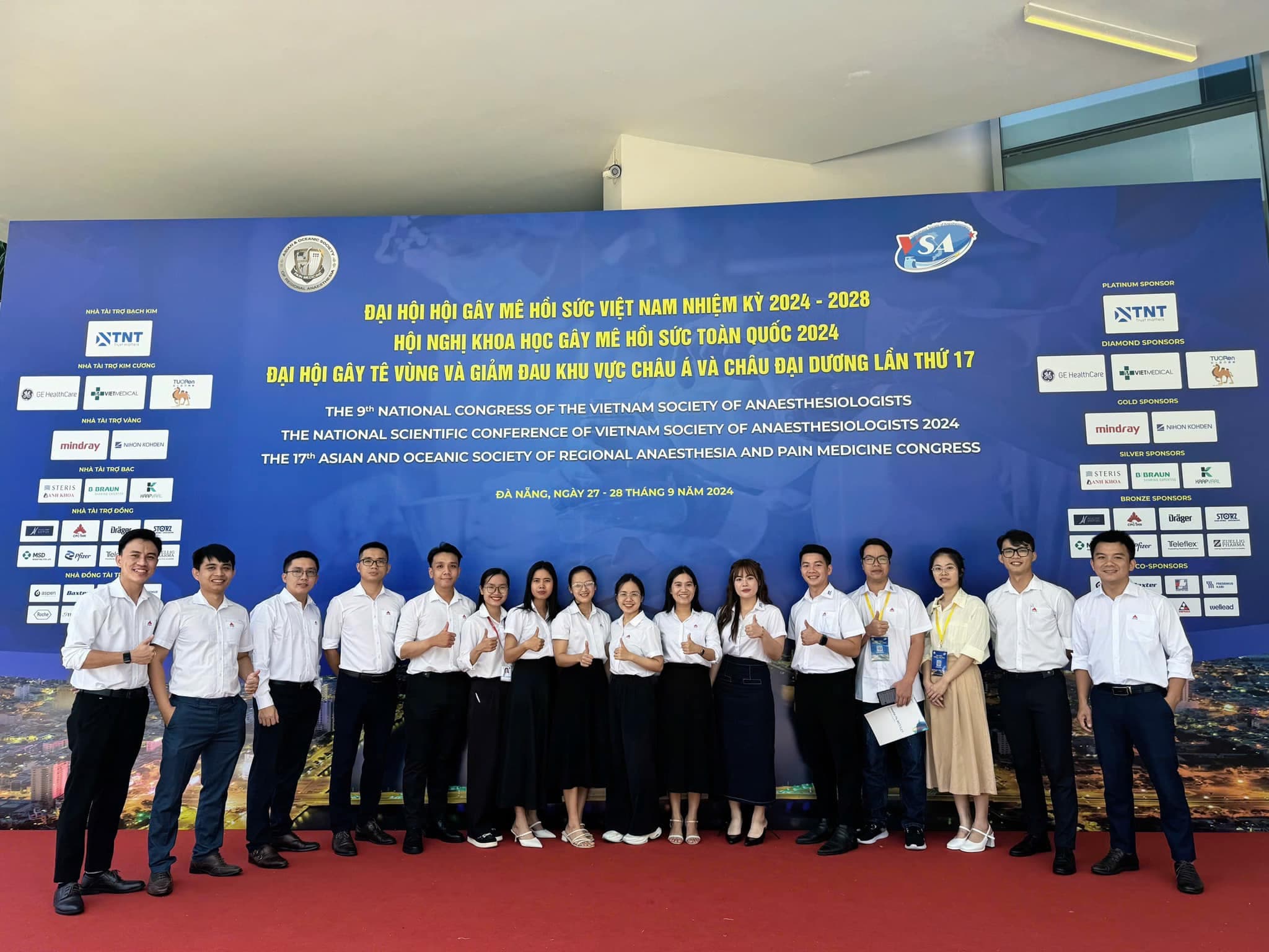 CPC1 HÀ NỘI THAM DỰ HỘI NGHỊ KHOA HỌC GÂY MÊ HỒI SỨC TOÀN QUỐC 2024 TẠI ĐÀ NẴNG