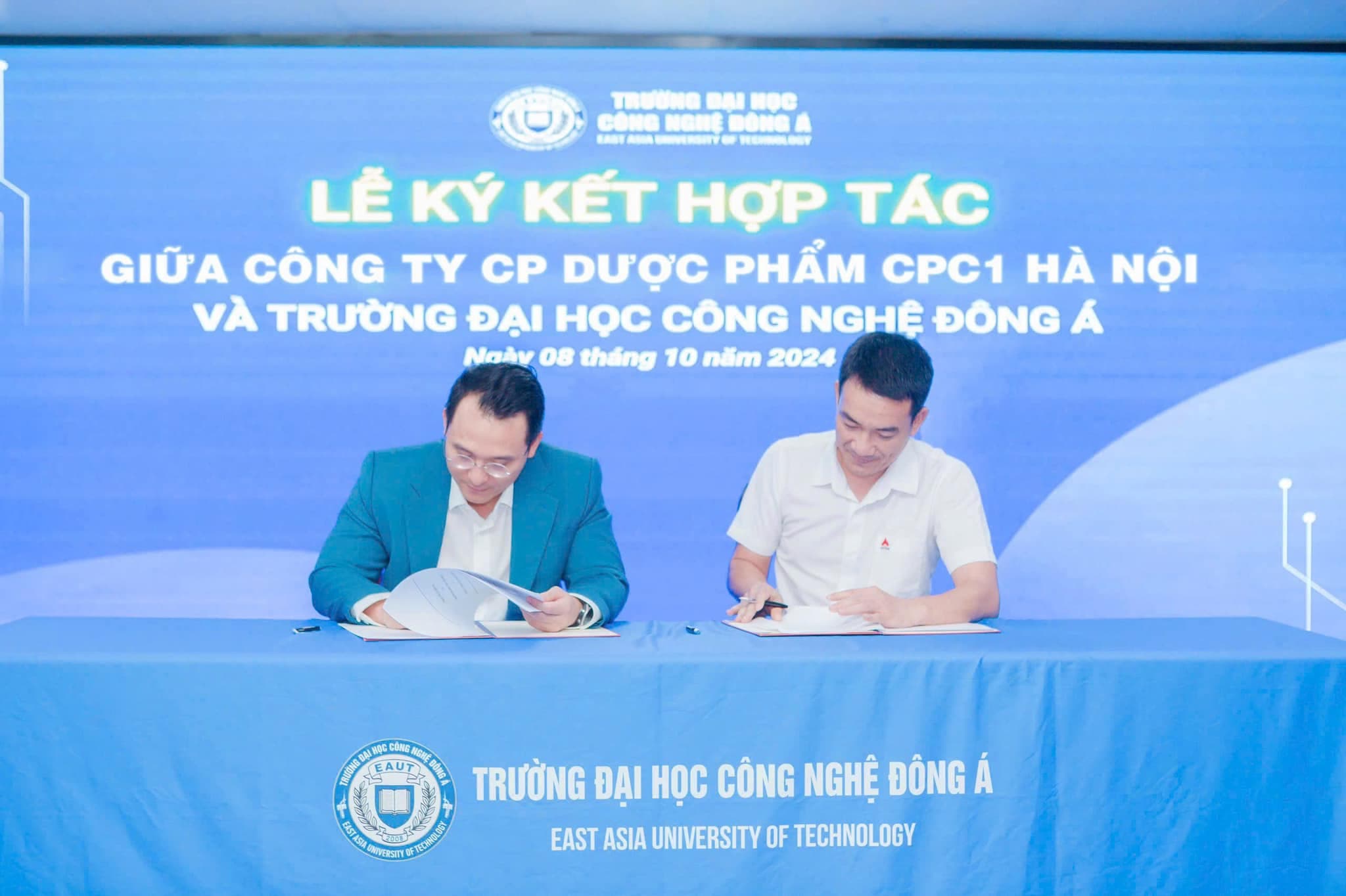 LỄ KÝ KẾT MOU GIỮA CPC1 HÀ NỘI VÀ TRƯỜNG ĐẠI HỌC CÔNG NGHỆ ĐÔNG Á - HƯỚNG TỚI HỢP TÁC TOÀN DIỆN VÀ BỀN VỮNG