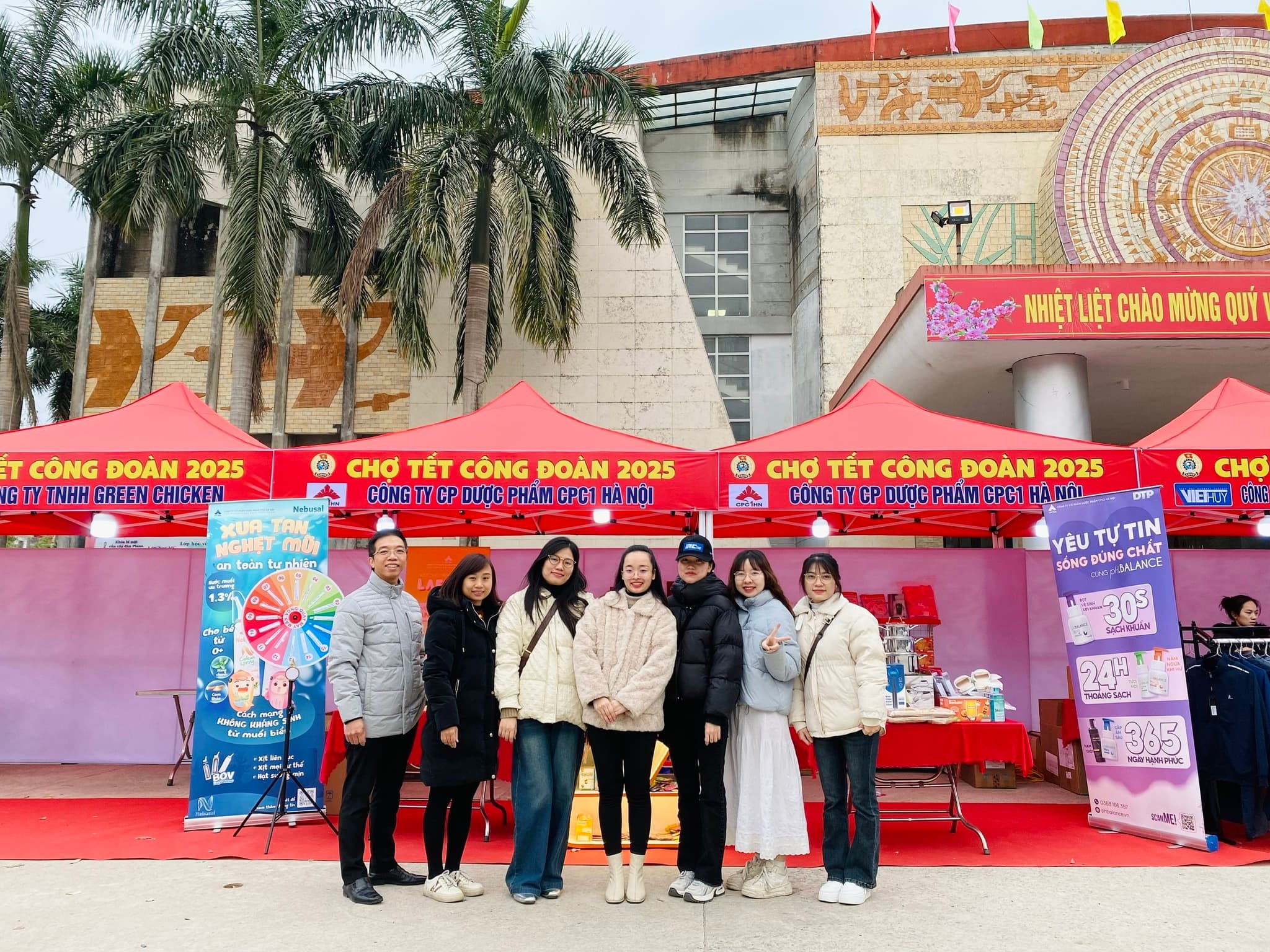 GIAN HÀNG ĐẶC BIỆT CỦA CPC1 HÀ NỘI TẠI CHỢ TẾT CÔNG ĐOÀN HUYỆN THƯỜNG TÍN NĂM 2025