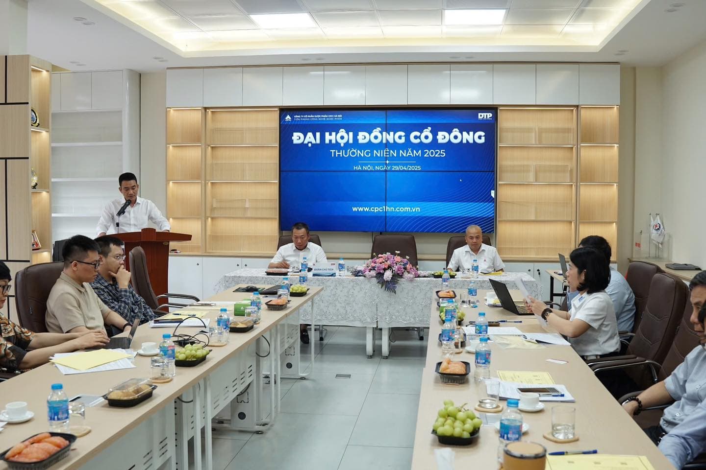 CÔNG TY CỔ PHẦN DƯỢC PHẨM CPC1 HÀ NỘI TỔ CHỨC ĐẠI HỘI ĐỒNG CỔ ĐÔNG THƯỜNG NIÊN NĂM 2025 THÀNH CÔNG TỐT ĐẸP