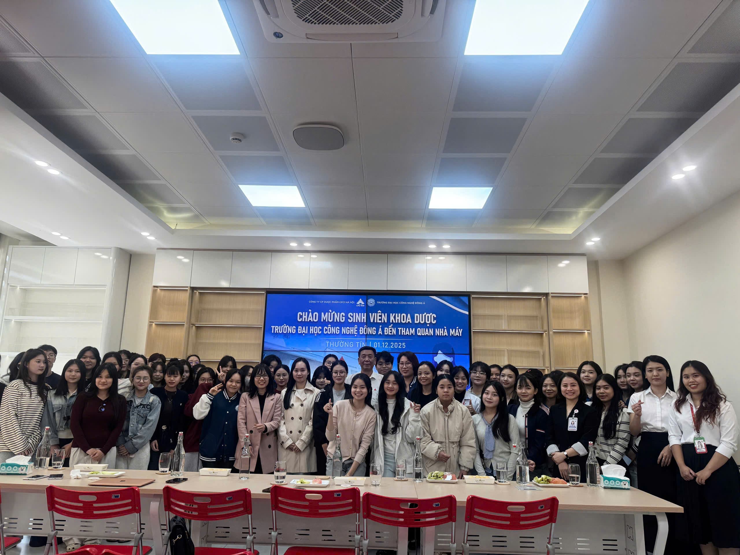 CHÀO MỪNG SINH VIÊN TRƯỜNG ĐẠI HỌC CÔNG NGHỆ ĐÔNG Á ĐẾN THAM QUAN NHÀ MÁY CPC1 HÀ NỘI