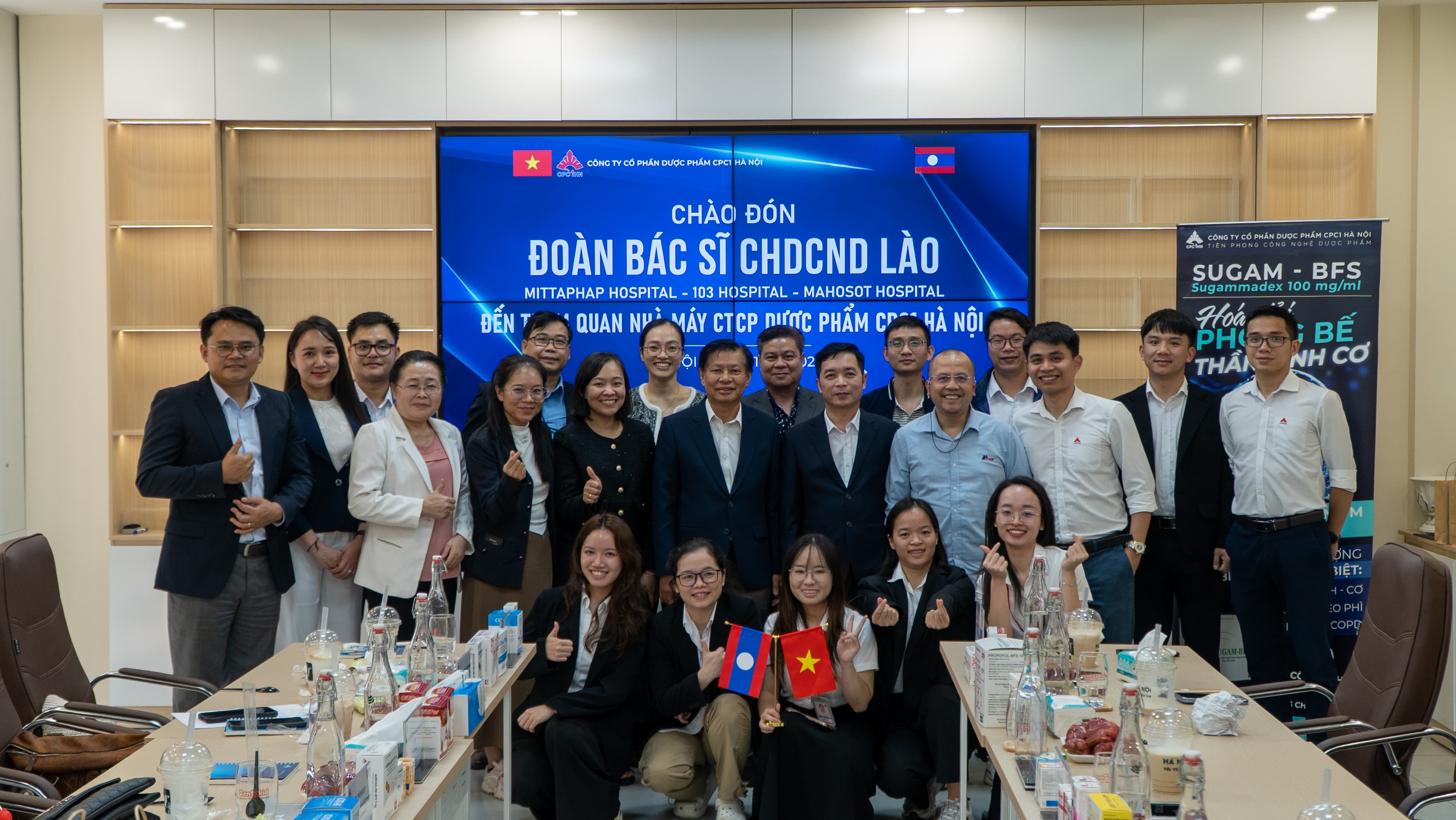 CPC1 HÀ NỘI TĂNG CƯỜNG KẾT NỐI CHUYÊN MÔN THÔNG QUA CHƯƠNG TRÌNH LÀM VIỆC VỚI ĐOÀN BÁC SĨ CHDCND LÀO