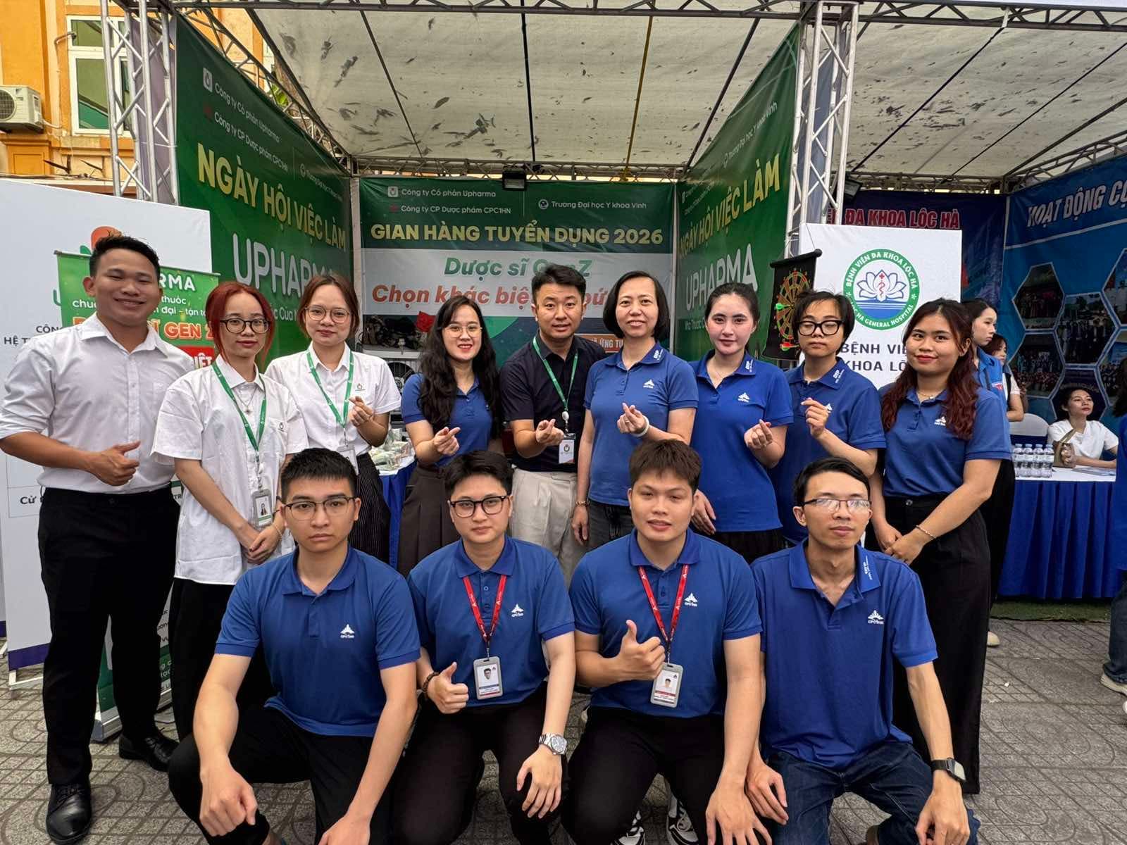 DẤU ẤN CPC1 HÀ NỘI ĐỒNG HÀNH CÙNG UPHARMA TẠI NGÀY HỘI VIỆC LÀM ĐẠI HỌC Y KHOA VINH 2026
