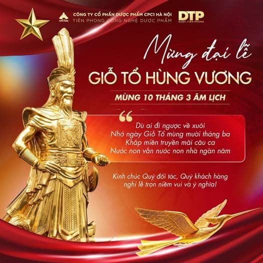 DƯỢC PHẨM CPC1 HÀ NỘI MỪNG ĐẠI LỄ GIỖ TỔ HÙNG VƯƠNG